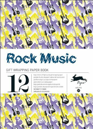 обложка книги Rock Music gift wrapping paper book Vol. 27 книга Rock Music gift wrapping paper book Vol. 27, автор: